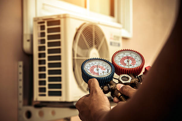 Professional Hvac technician working in Coyle, OK